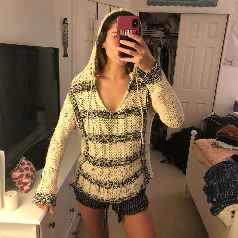 Vintage Havana woven hoodie